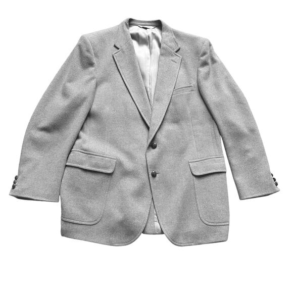 Vintage Camel Hair Sport Coat Classic 2-Button Blazer Size 42 - Picture 1 of 5